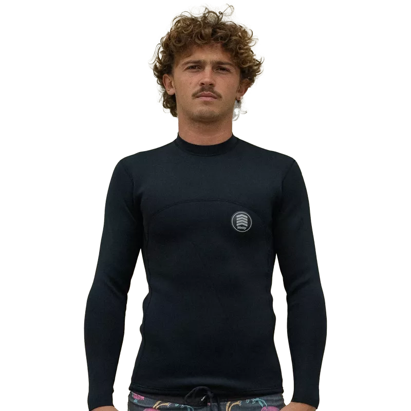 SURF TOP WETTY- MANCHES LONGUES- ZIP -2/2MM -NEOPRENE JAPONAIS ASAHI