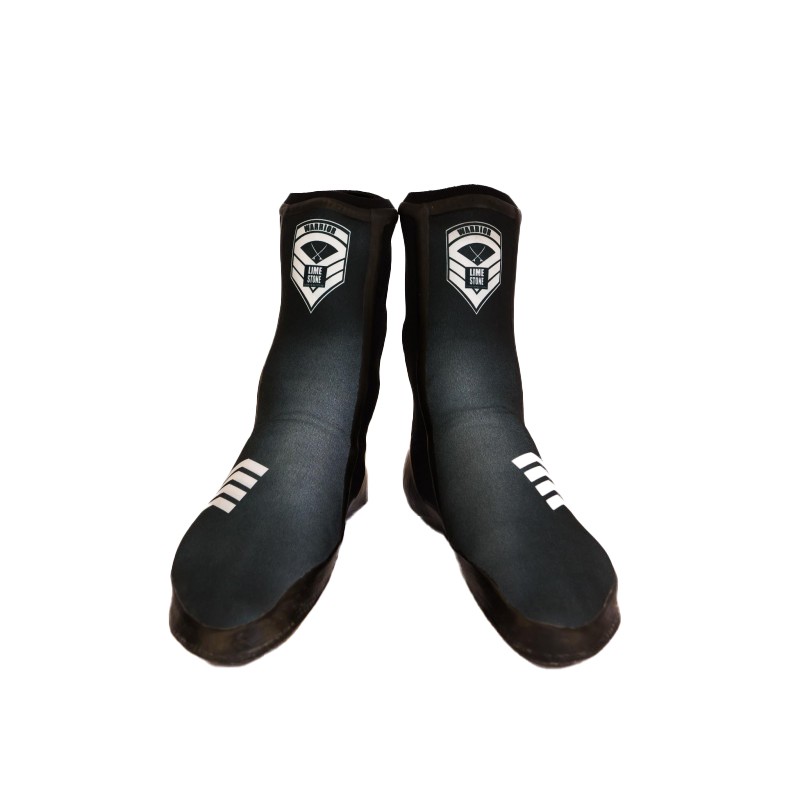 WETTY SURF BOOTIES WARRIOR BLACK with FLEECE