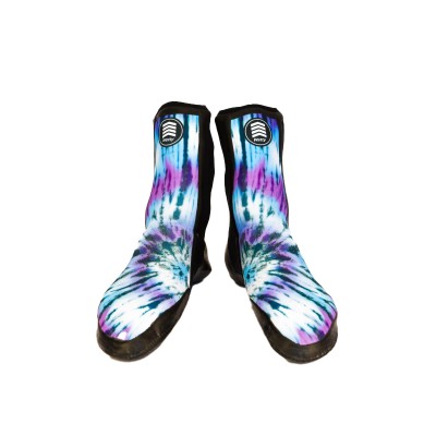 CHAUSSONS DE SURF WETTY WARRIOR MOTIF TIE & DIE et POLAIRE